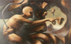 Painting titled Balance